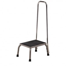 Step Stool Clinton Stainless Steel  with Hand Rail Model SS-150